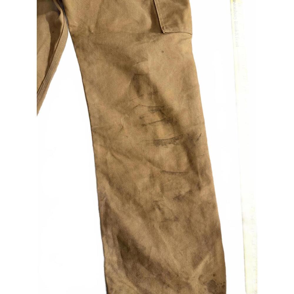 Carhartt Classic Brown Double Knee Work Overalls - 28x32 - Picture 8 of 8